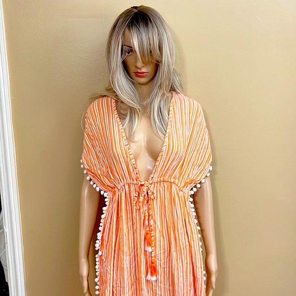 Blue island tangerine beach cover up ‼️🥰😎 - Picture 2 of 4